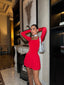 The Seraphina Ruched Mini Dress - 1010