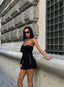 The Luxe One-Shoulder Sequin Mini Dress - 1076