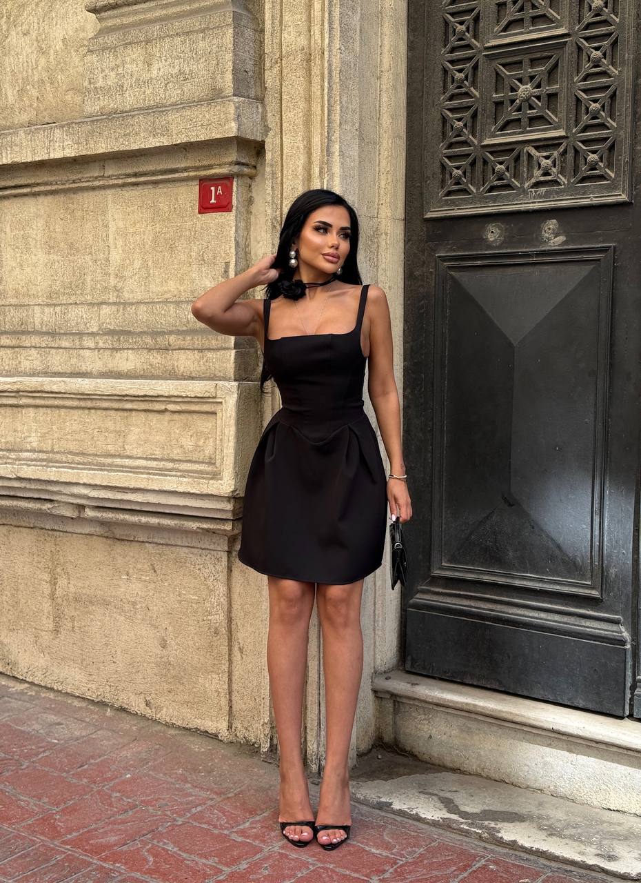 The Bella Curve Mini Dress Sleek & Sweet - 1215