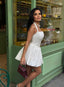 The Bella Halter Bubble Mini Dress Luxe Edition - 1214