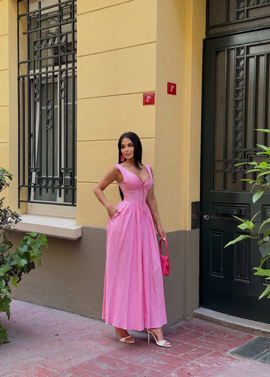 The Riviera Corset Maxi Dress - 1201