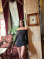 The Luxe Off-Shoulder Ruched Mini Dress - 1026