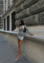 The Glam Sequin One-Shoulder Mini Dress – 1047