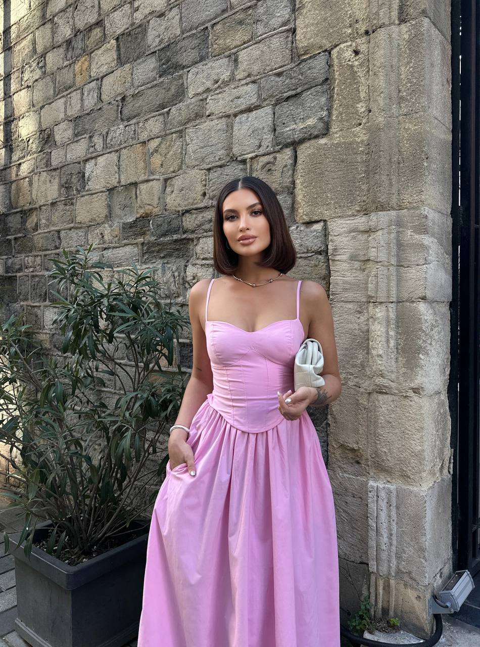 The Seraphina Sweetheart Corset Midi Dress - 1199