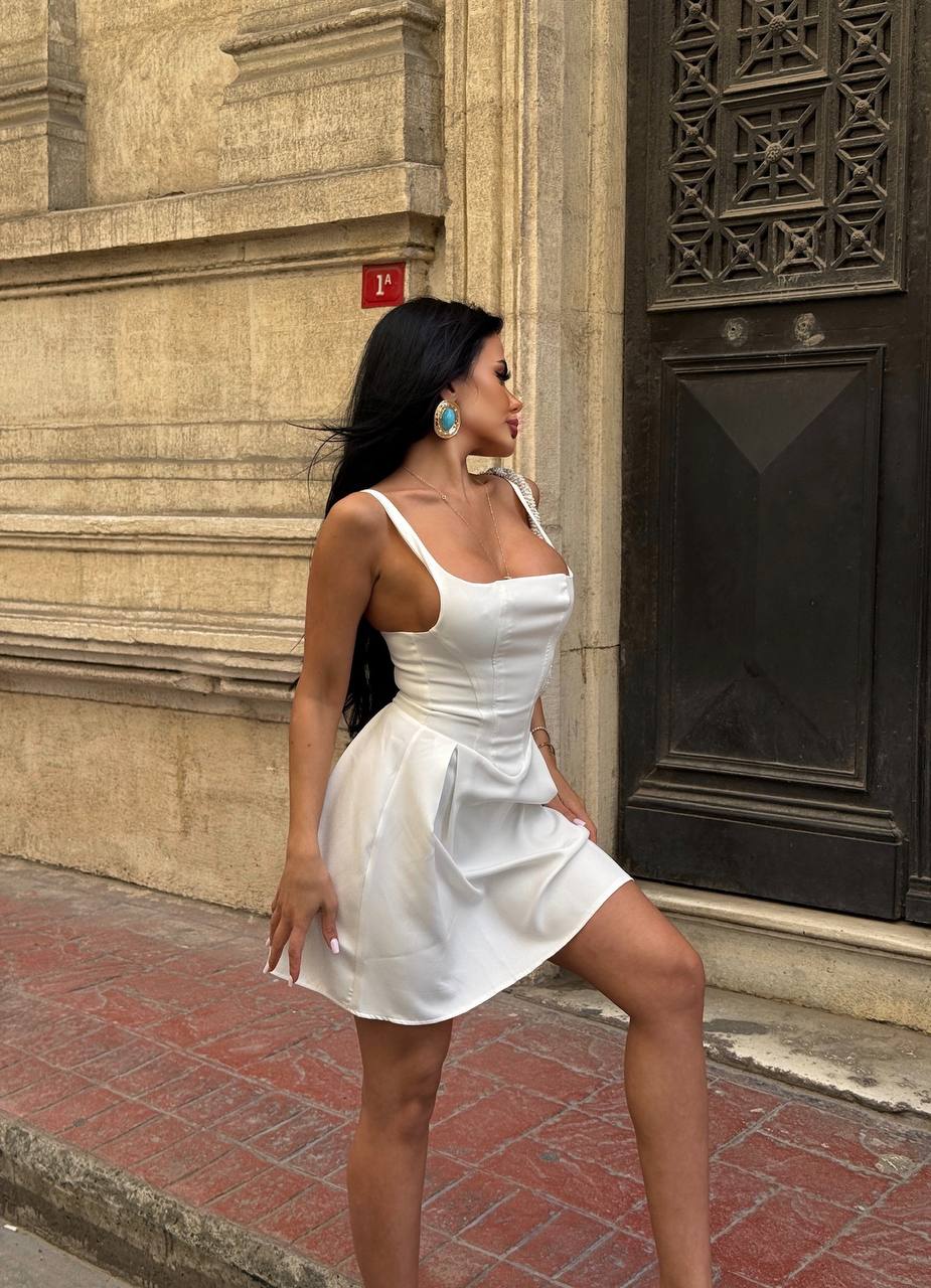 The Bella Curve Mini Dress Sleek & Sweet - 1215