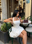 The Bella Halter Bubble Mini Dress Luxe Edition - 1214