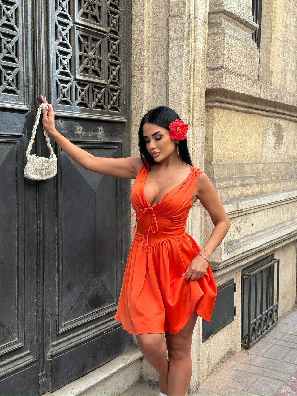 The Milan Ruched Corset Mini Dress - 1200