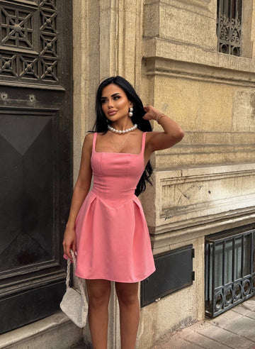 The Bella Curve Mini Dress Sleek & Sweet - 1215