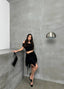 Ethereal Asymmetrical Ruched Skirt - 1173