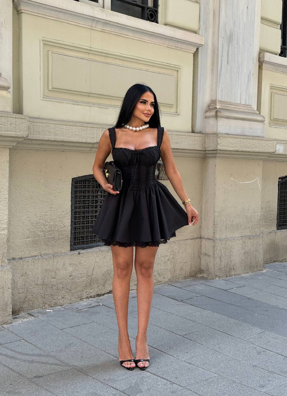 Twilight Drape Waist Cut-Out Midi Dress - 1227