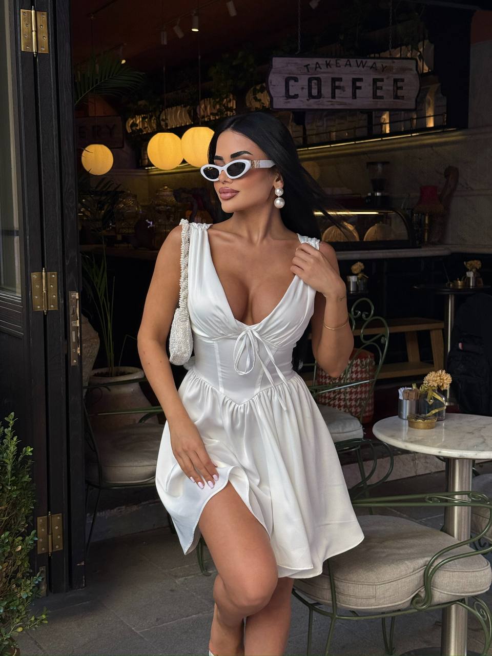 The Milan Ruched Corset Mini Dress - 1200