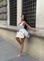 The Milan Ruched Corset Mini Dress - 1200
