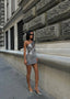The Glam Sequin One-Shoulder Mini Dress – 1047