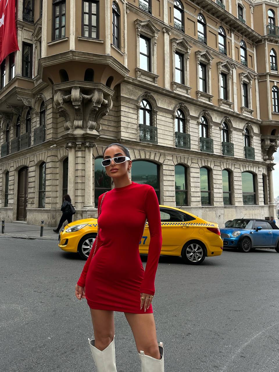 The Luxe Allure Open-Back Mini Dress - 1017