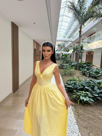 The Riviera Corset Maxi Dress - 1201