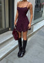 The Urban Romance Textured Mini Dress – 1237