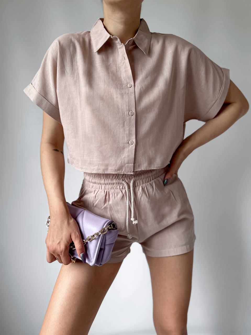 Linen Two-Piece Set – 1158