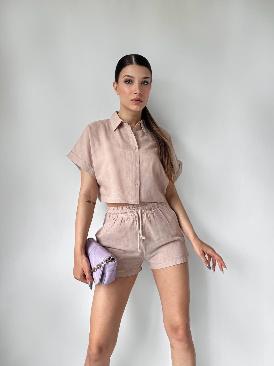 Linen Two-Piece Set – 1158