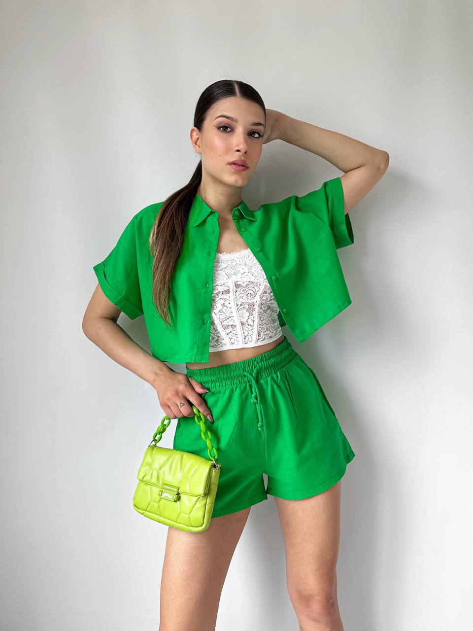 Linen Two-Piece Set – 1158