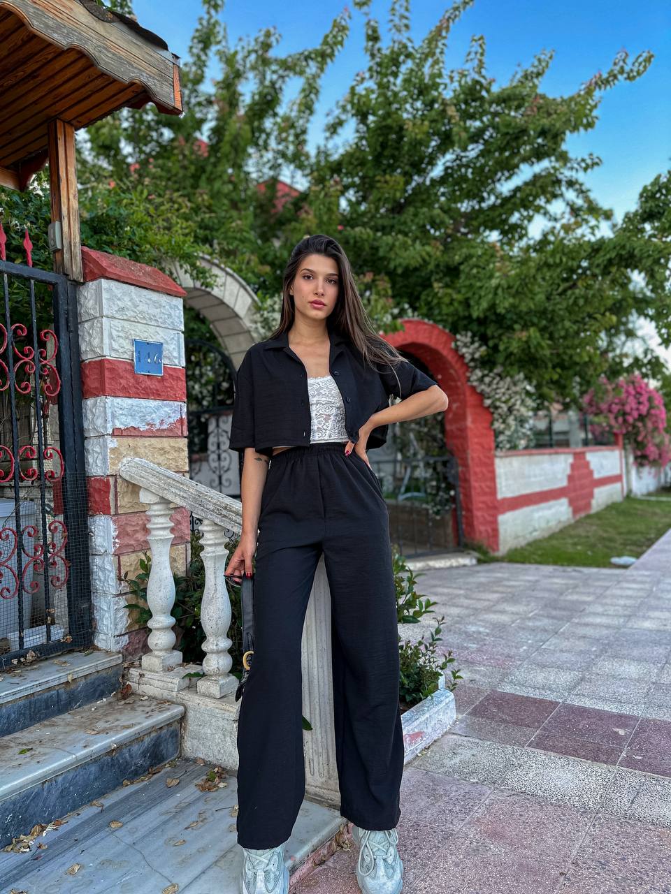 The Breezy Linen Two-Piece Set – 1154