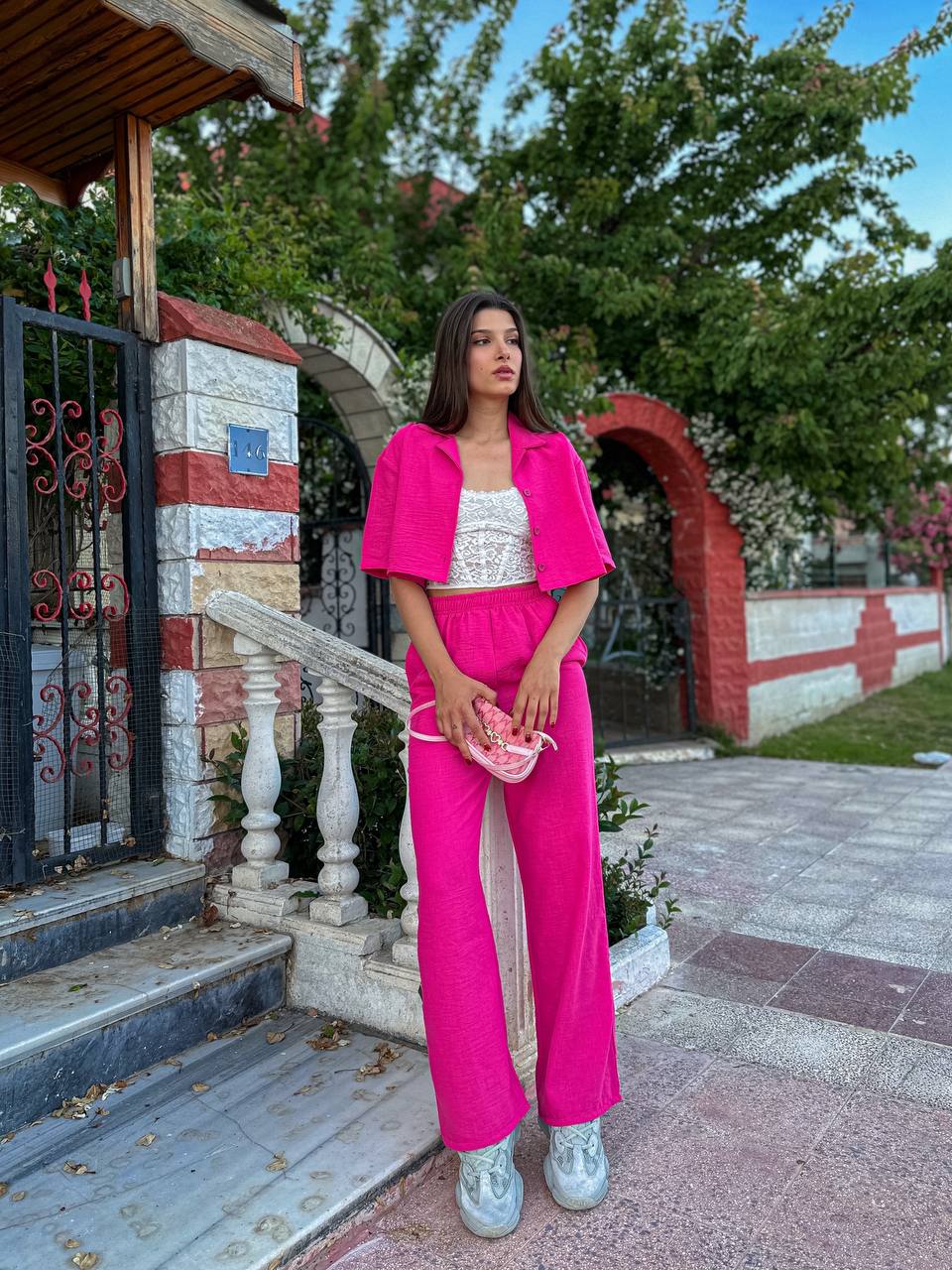 The Breezy Linen Two-Piece Set – 1154