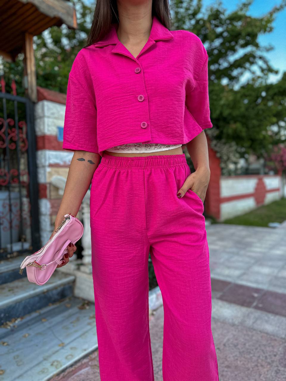 The Breezy Linen Two-Piece Set – 1154