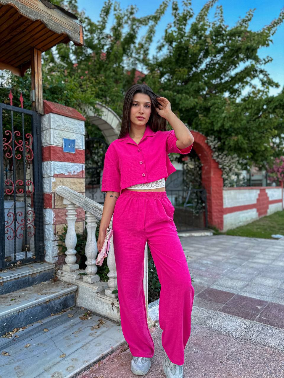 The Breezy Linen Two-Piece Set – 1154