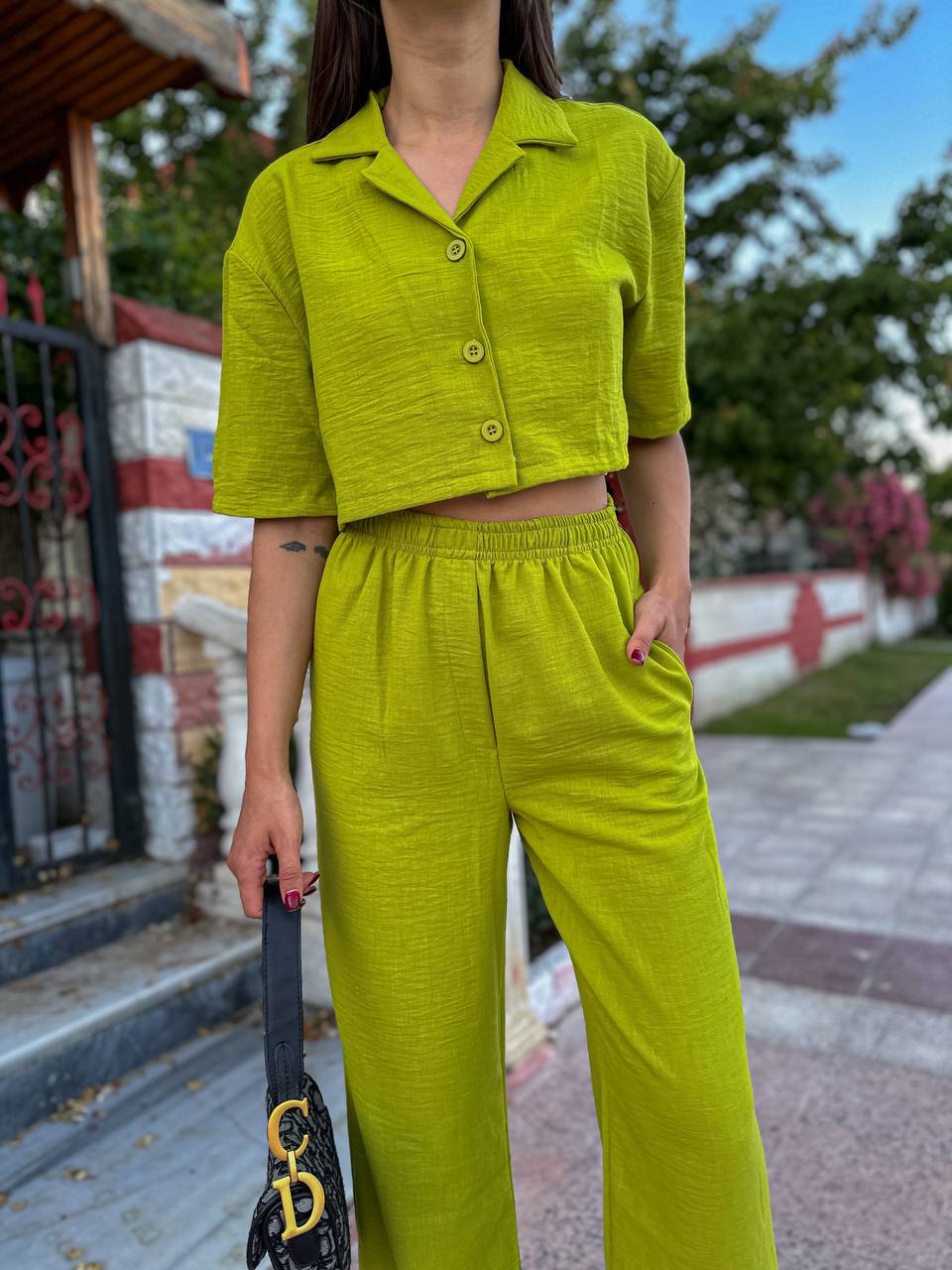 The Breezy Linen Two-Piece Set – 1154