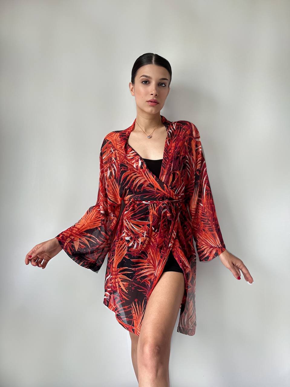 The Tropical Breeze Kimono Dress – 1155