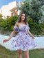 Blossom Romance Off-Shoulder Dress – 1151