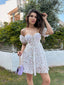 Blossom Romance Off-Shoulder Dress – 1151