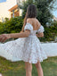 Blossom Romance Off-Shoulder Dress – 1151