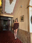 The Luxe Off-Shoulder Ruched Mini Dress - 1026
