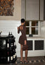 The Seraphina Ruched Mini Dress - 1010