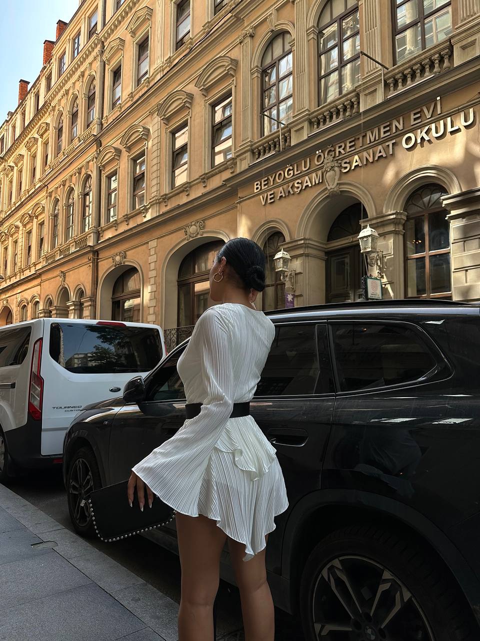 The Bella Pleated Mini Dress – 1006