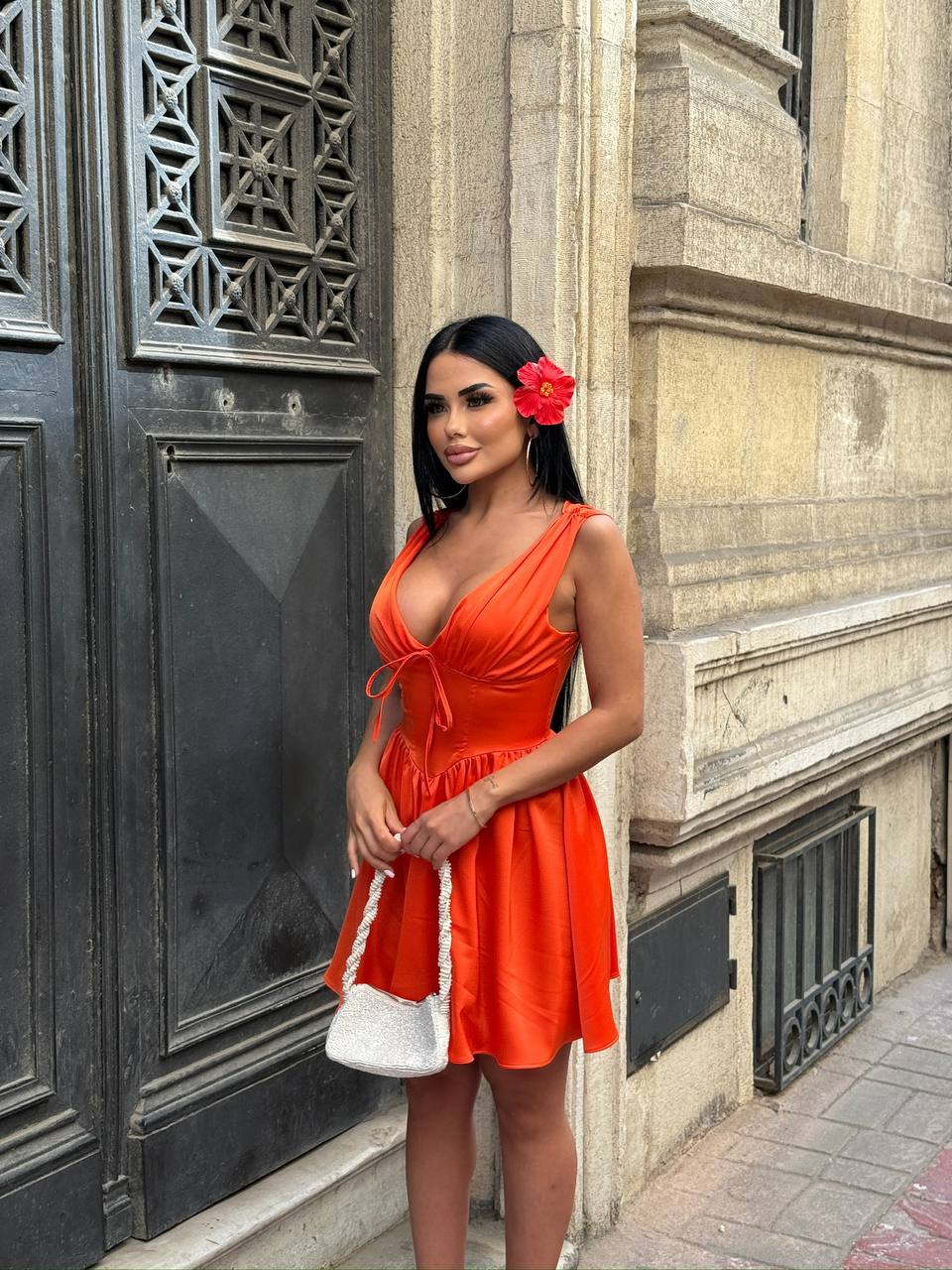 The Milan Ruched Corset Mini Dress - 1200