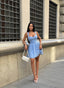 The Valencia Sweetheart Mini Dress Coastal Muse - 1203