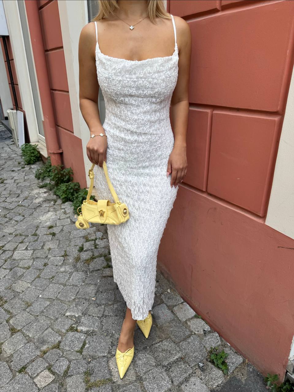 The Coastal Glow Crinkle Midi Dress - 1224