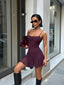 The Urban Romance Textured Mini Dress – 1237