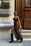 The Noir Allure Maxi Dress – 1044