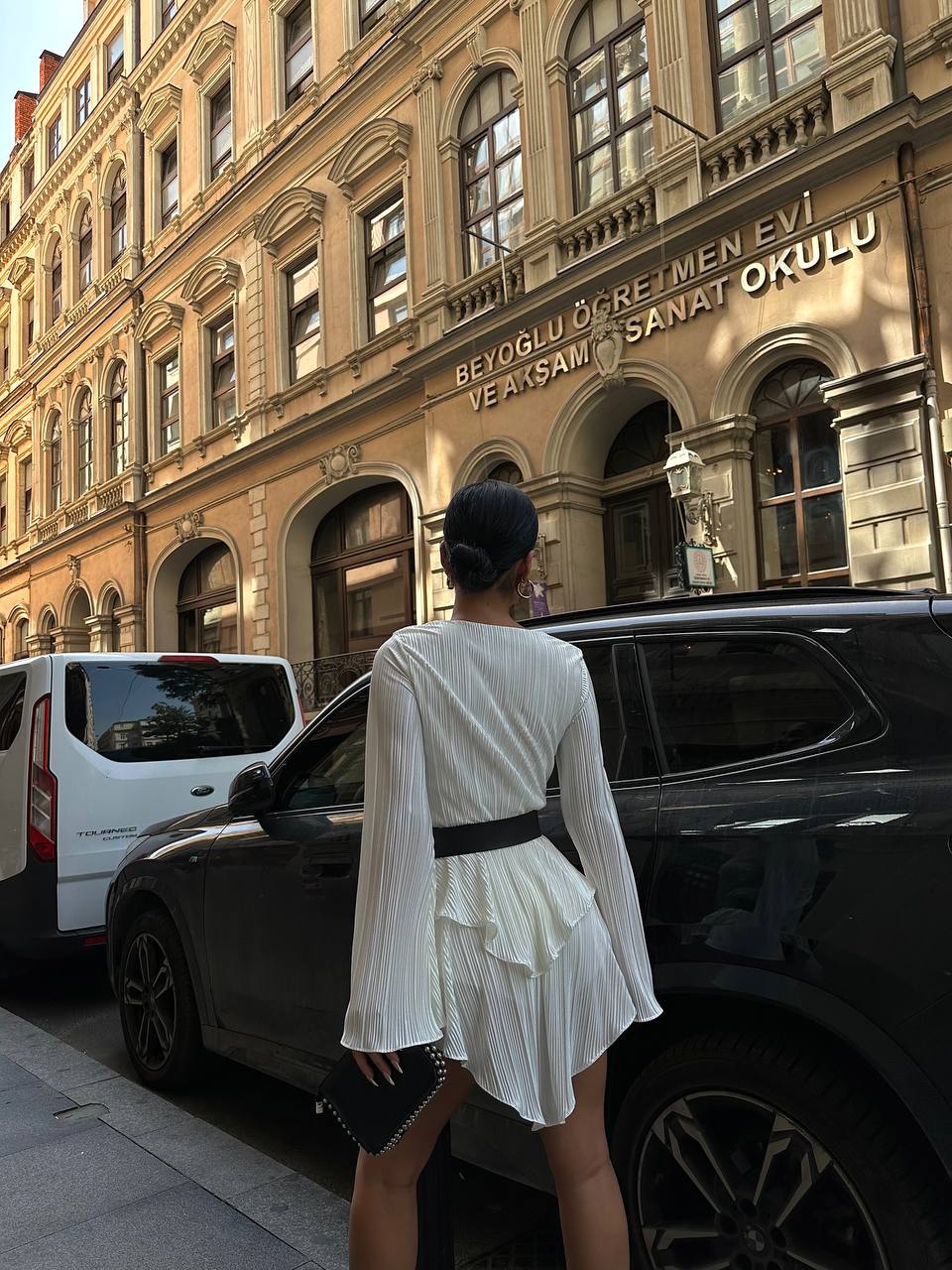 The Bella Pleated Mini Dress – 1006