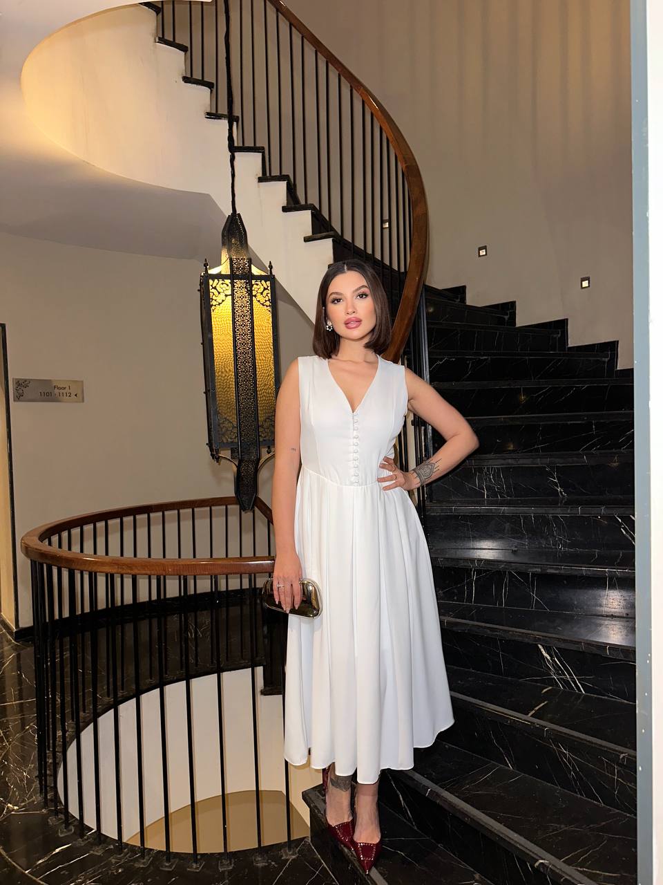 The Classic Button-Up A-Line Dress – 1162