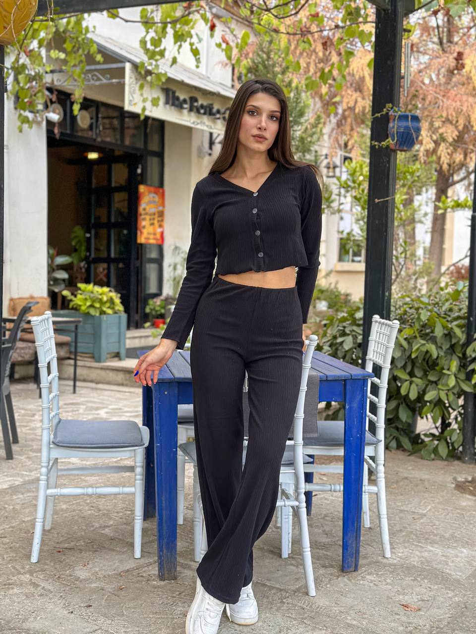 The Ribbed Luxe Co-Ord Set – 1146