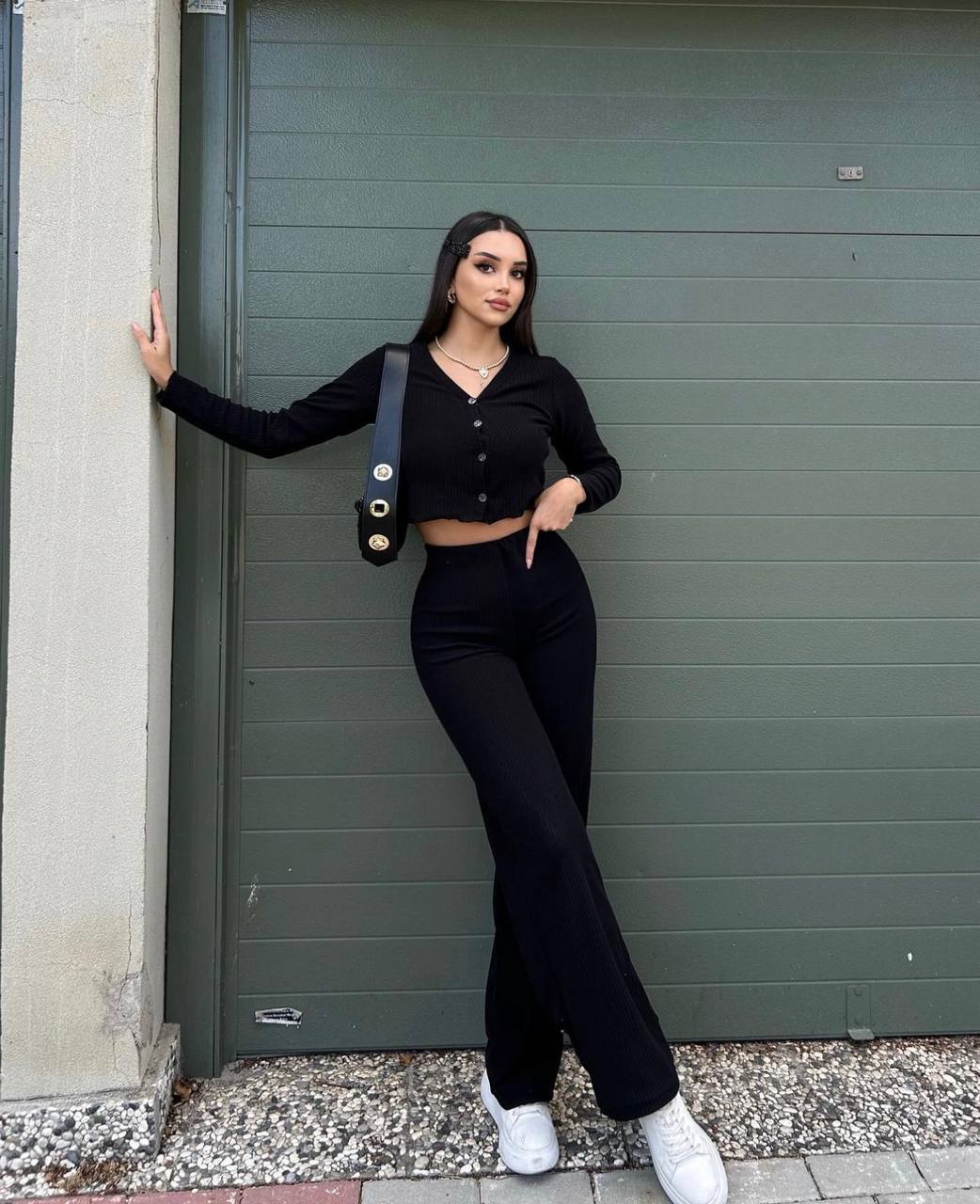 The Ribbed Co-Ord Set – 1144