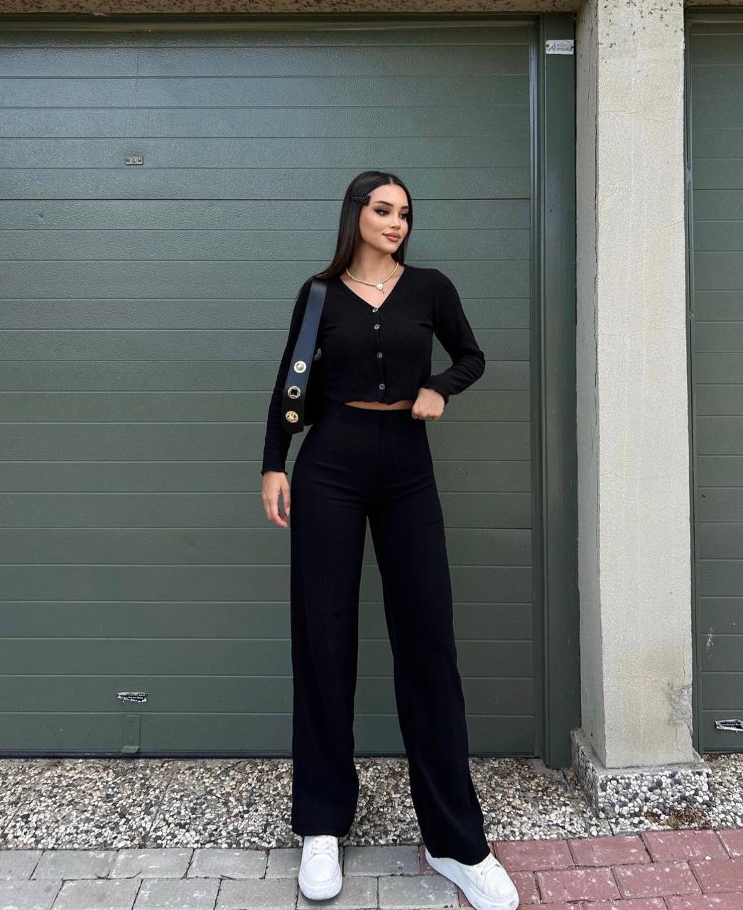 The Ribbed Co-Ord Set – 1144