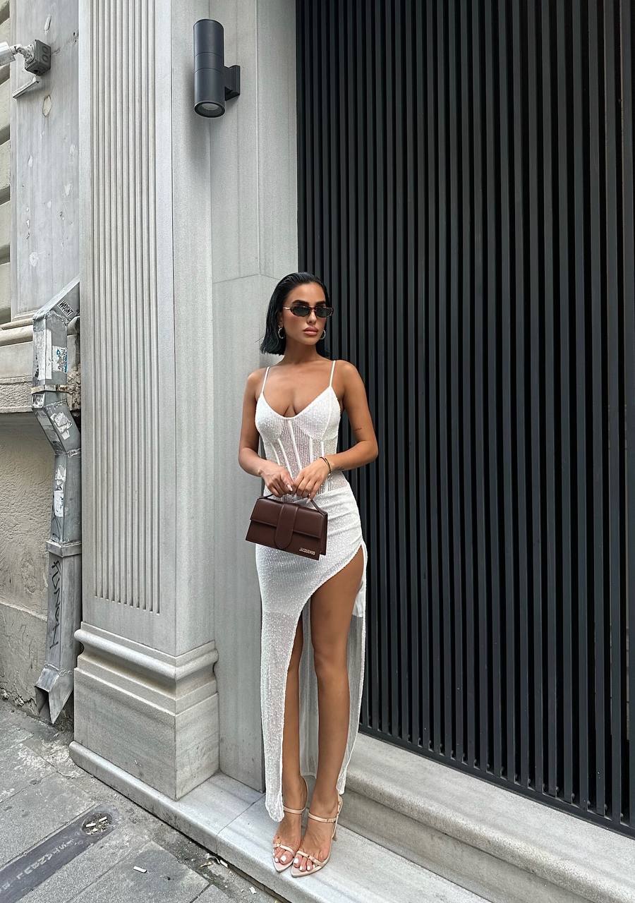 The Luxe Sequin Gown Maxi Dress - 1030