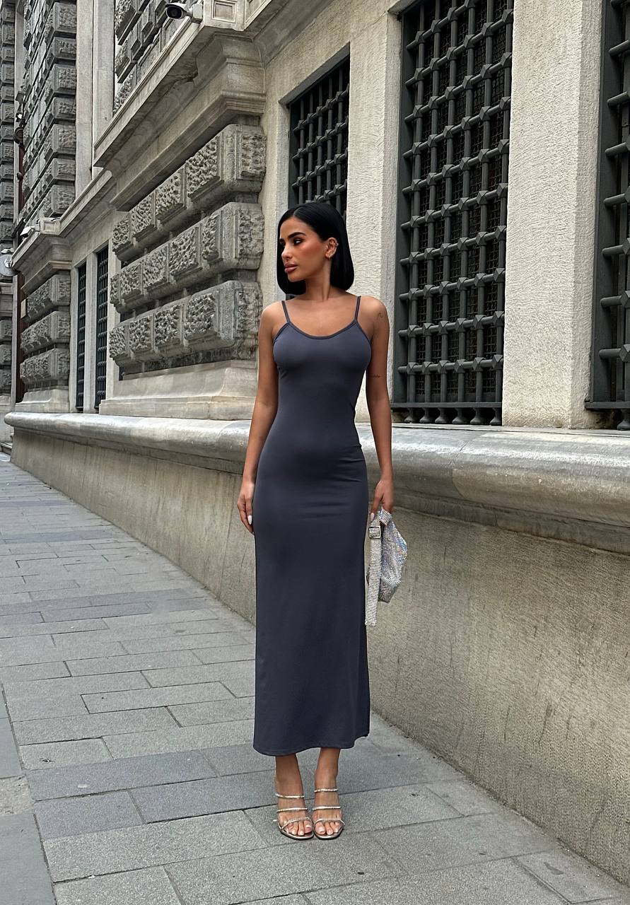 The Milan Slip Maxi Dress Effortless Allure - 1181