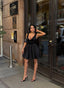 The Milan Ruched Corset Mini Dress - 1200