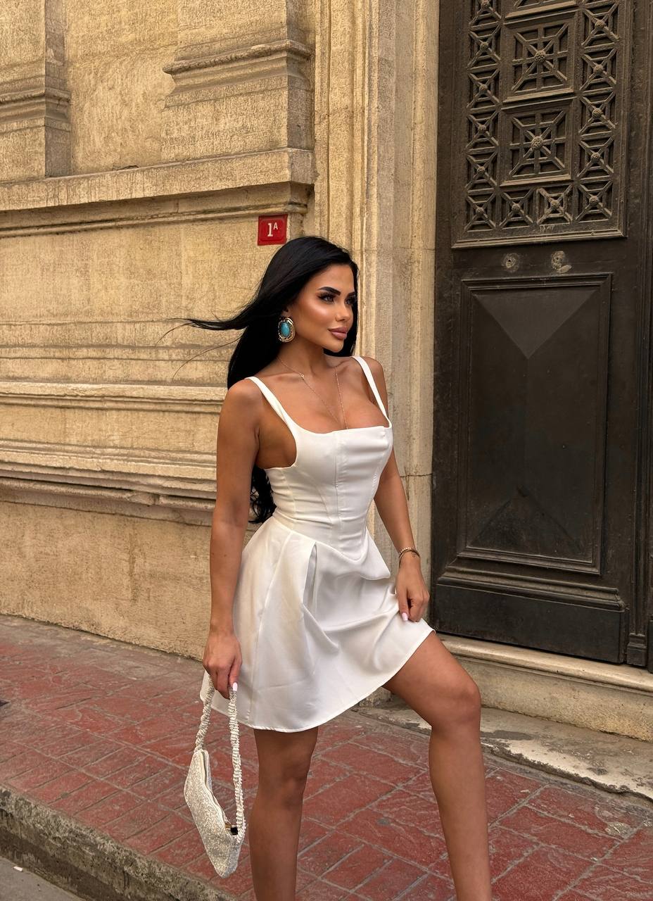 The Bella Curve Mini Dress Sleek & Sweet - 1215