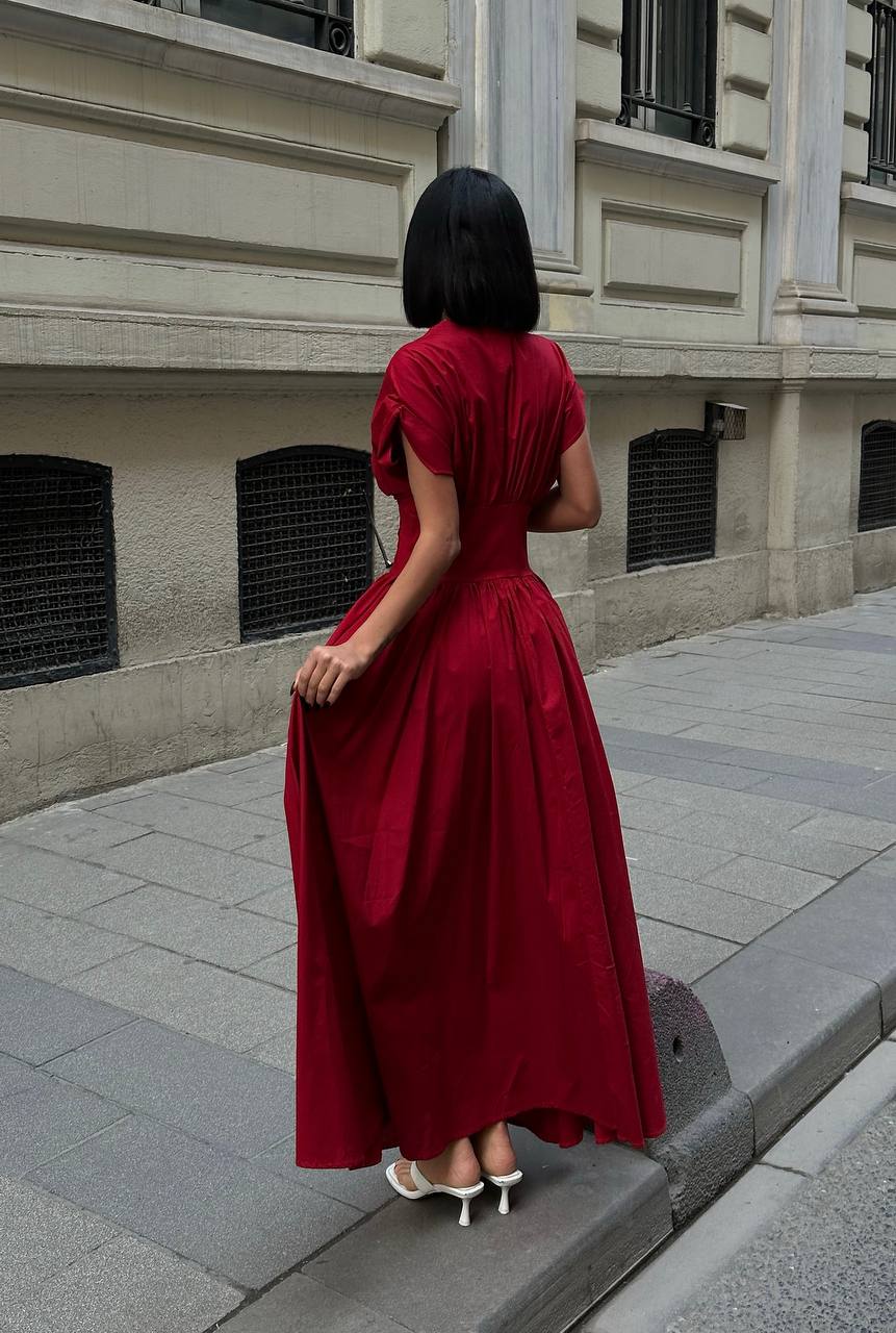 The Celeste Belted Maxi Dress - 1239